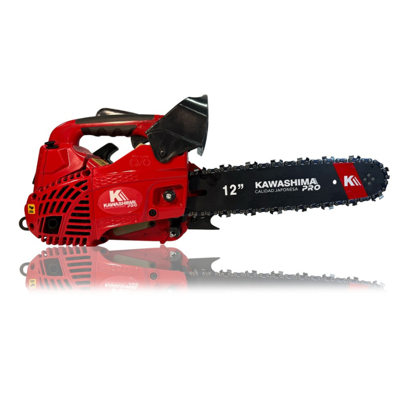 MOTOSIERRA PROFESIONAL 25 CC CON 2 BARRAS Y CADENA 12 PULG - KAWASHIMA PRO