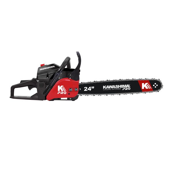 MOTOSIERRA PROFESIONAL 72  CC CON 2 BARRAS Y CADENA 24 PULG - KAWASHIMA PRO